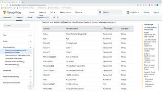 Classify structured data using Keras Preprocessing Layer