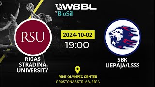 Biosil WBBL: RSU v SBK Liepaja/LSSS