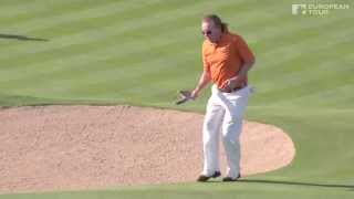 Miguel Angel Jimenez's Hole In One In Abu Dhabi