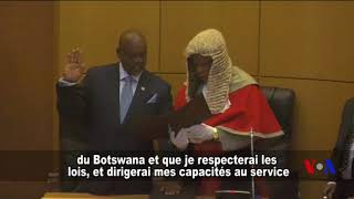 Investiture du nouveau président de Botswana Mokgweetsi Masisi (vidéo)