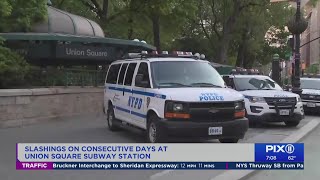 Woman attacked in 2nd slashing at Union Square subway station in 2 days