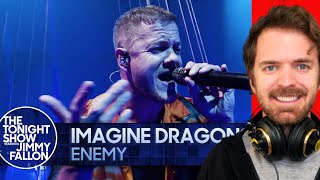 REACT Enemy IMAGINE DRAGONS Tonight Show Arcane IMAGINE DRAGONS Producer REACTION Songwriter