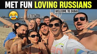 How is Dubai's Beach life \u0026 Nightlife? || Russians Giving Free Massage to Me in Dubai 😂