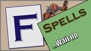 F  Spells Revised in 2024 | D&D 5e