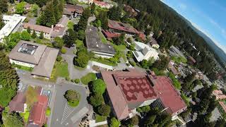 Ariel view of CalPolyTech Humboldt/Humboldt State (CPH or HSU) w/ Motivational Music.