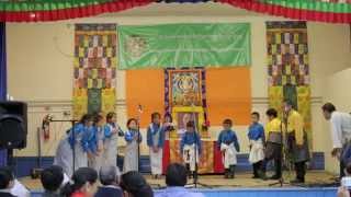 Tsethang Gangla - A dance from junior students