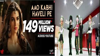 AAO Kabhi Haveli Pe | STREE | Kriti Sanoon | Badshah - Nikhita Gandhi | Cartoon Dance