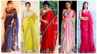 Latest Stylish Beautiful Silk Saree Collection|Traditional Saree Look❤️Designer saree #Sarees #saree