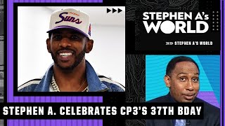 Stephen A. celebrates 'The Point God' Chris Paul on his 37th Birthday 🎂🥳 | Stephen A's World
