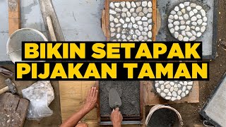 Membuat Batu setapak/pijakan taman (Steping stone)