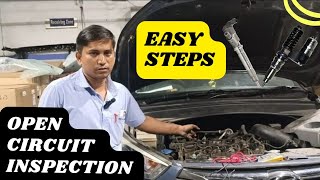 injector open circuit inspection step by step (diesel ) Hindi