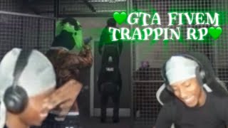 GTA V FiveM: “Trappin RP” THG💚 Suave The Menace Get’s Trolled By Fake PD!? 😂But Stands On Business 😤