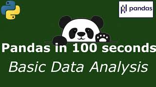 Python Pandas Tutorial for Absolute Beginners - #3 Basic Data Analysis on a CSV