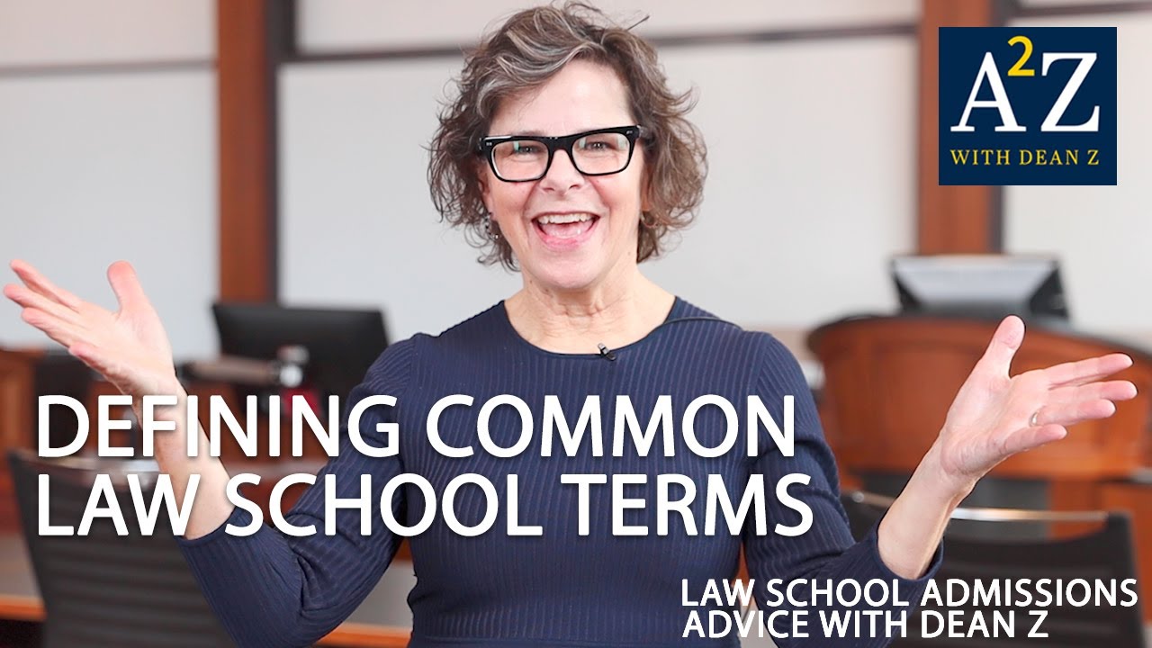 A2z S2 E13 Defining Law School Terms Youtube