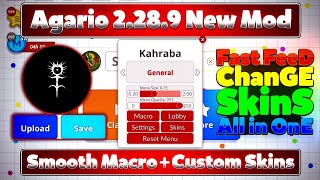 AGARIO MOD MENU KAHRABA 2.28.9 ZOOM AND MACRO TUTORIAL IOS SCARLET NO JAILBREAK (AGARIO MOBILE)