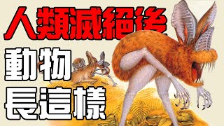 到底是進化還是退化？人類滅亡以後的動物居然長成這樣！500萬年後的美洲大陸會演化出什麼動物？丨未來狂想曲系列2丨黑毛羊駝