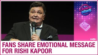 Fans share their emotional tweets after Rishi Kapoor's demise | Bollywood News