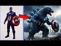 AVENGERS But GODZILLA 🔥 (marvel & DC) All Characters 2024 🔥