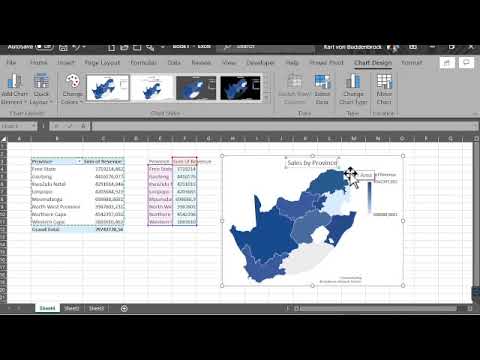 Creating maps based on pivot table