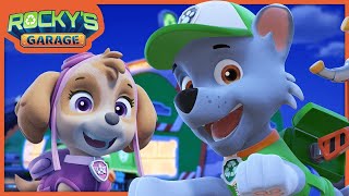 Rocky Fixes The Electricity | Rocky's Garage | PAW Patrol