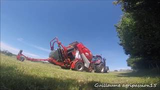 Enrubannage 2017 [GoPro Hero4 session] Valtra+Lely