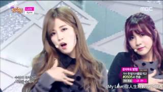 【HD應援中字】141122 Apink - LUV @Music Core