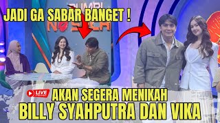 AKAN SEGERA MENIKAH BILLY SYAHPUTRA DAN VIKA KOLESNAYA DI RUMPI NO SECRET