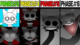 Phase 1 VS Phase 2 VS Phase 3 VS Phase 4 VS Phase 5 VS Phase 6 in Incredibox Sprunki!