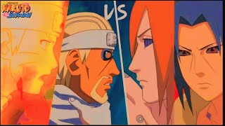 Pertarungan full fight Naruto dan Killer Bee vs Itachi dan Nagato: dalam kendali Edo tense