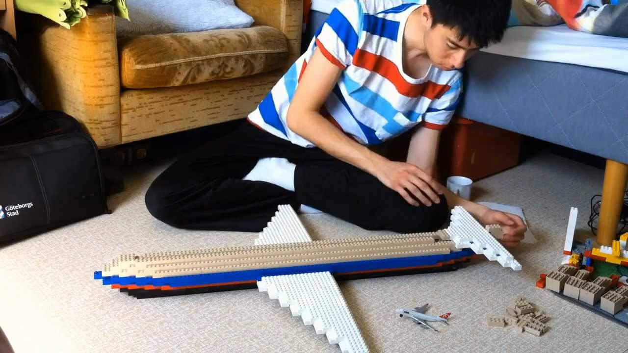 Building A Massive Lego Airplane Youtube
