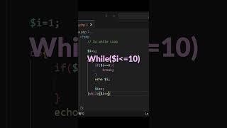 Jump Statement using Do While Loop in php | urdu/hindi | #PHPTutorial #PHPLoops #LearnPHP #PHP #code