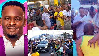 Jubilation As Actor Zubby Michael Enter Sierra Leone | The biggest actor in Africa