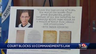 Louisiana Ten Commandments law unconstitutional, judge rules