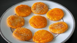 红薯糯米饼，香甜软糯，无需加糖，只需两种食材Sweet Potato Pancakes