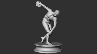 Discobolus Zbrush Sculpt WIP (Make sure to loop)