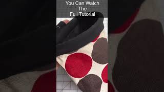 ⬆️Watch Full Tutorial - Mini Car Trash Can - Easy DIY Gift #sewing #diycrafts