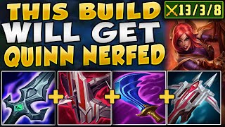 ABUSE THIS BUILD BEFORE QUINN GETS NERFED FROM IT! (CARRY ANY GAME WITH EASE) - League of Legends