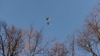 4K | Itsenäisyyspäivän Hornet-ylilento Tampereella 6.12.2018