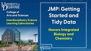 JMP 01a Getting Started and Tidy Data