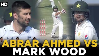 Abrar Ahmed vs Mark Wood | Pakistan vs England | 2nd Test Day 4 | PCB | MY2L