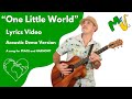 One Little World By: Mr. J - World Peace Song, Smile Song, Assembly Song