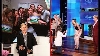Moments When Celebrities Surprise Fans and Guests On The Ellen Show - Part 4