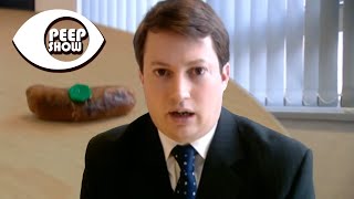 Mark Tries To Explain ''The Sausage Incident'' | Peep Show