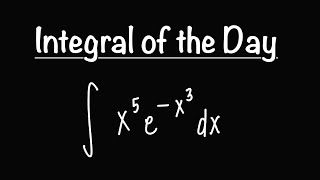 Integral of the Day: 11.17.22 | Calculus 2 | Math with Professor V