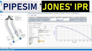 Pipesim 21: Jones's IPR for Liquid