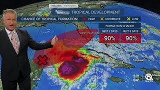 Tropical development likely as system moves toward South Florida