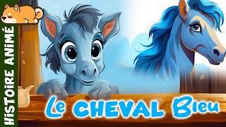 Azur Le cheval Bleu🐎Conte pour enfant pour s'endormir | Histoire courte pour dormir, Soir