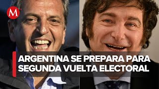 Javier Milei y Sergio Massa en la contienda por la presidencia de Argentina