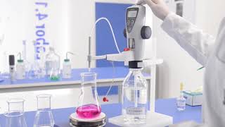 Titrette®  Titration with the digital bottle top burette