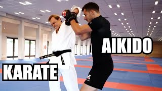 Aikido vs Karate - REAL SPARRING